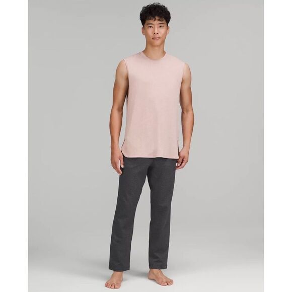 Lululemon Men’s Gray Fleece Sweatpants Relaxed Fit French Terry Jogger Sz Large - Picture 1 of 15